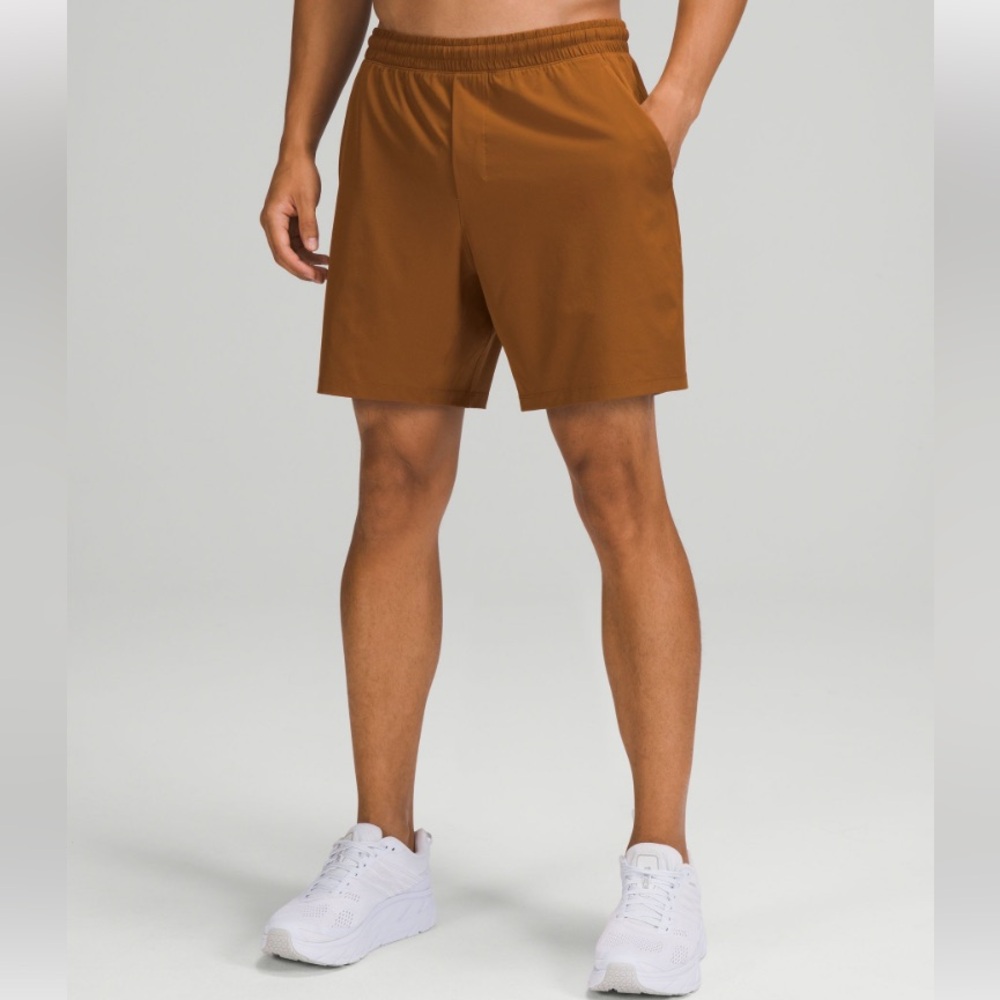 Lululemon | Men’s Brown Lightweight ‘Pace Breaker’ Lined Running Shorts